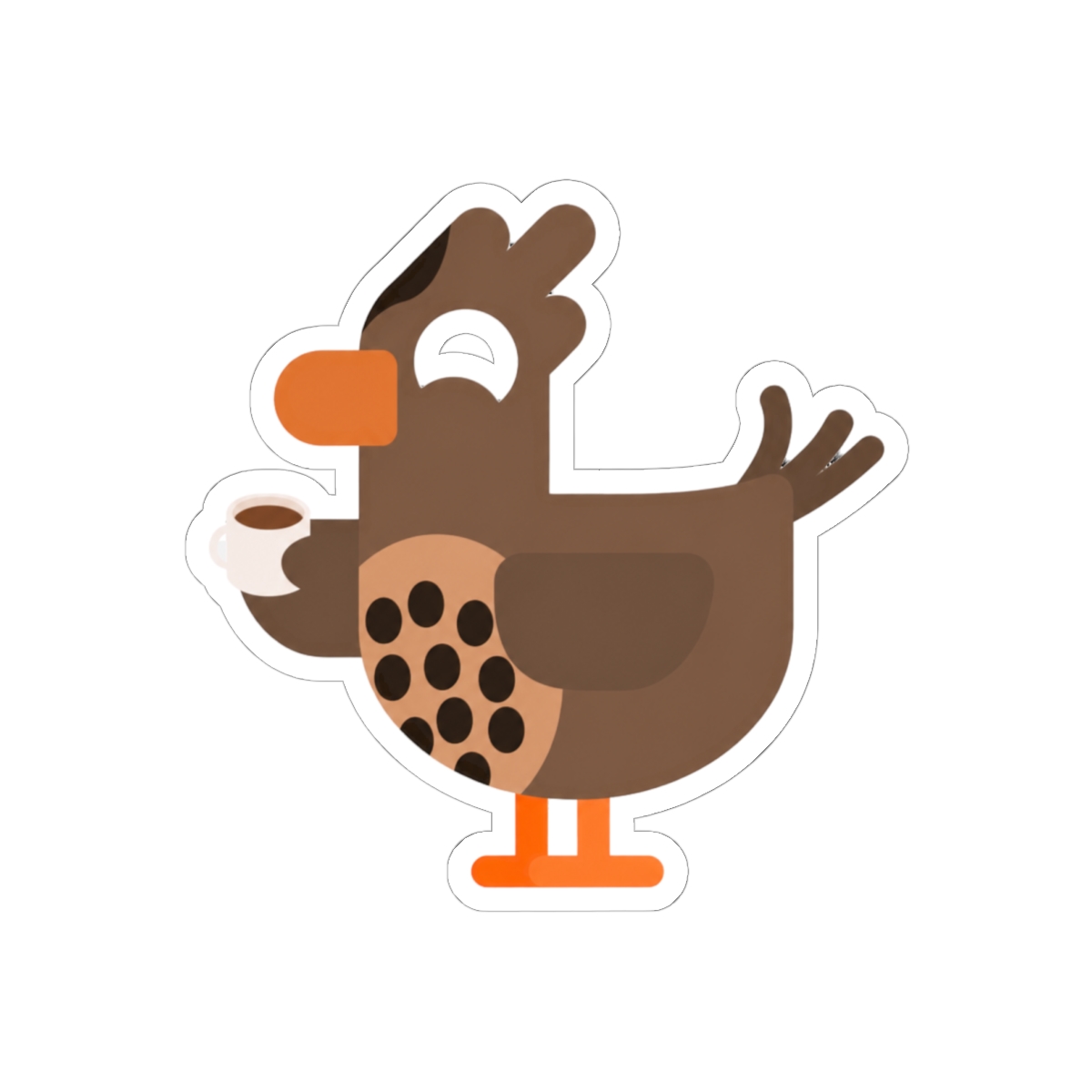 Kurzgesagt Birds Owl Brown Black