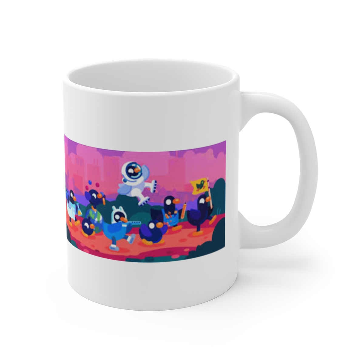 Kurzgesagt White Mug