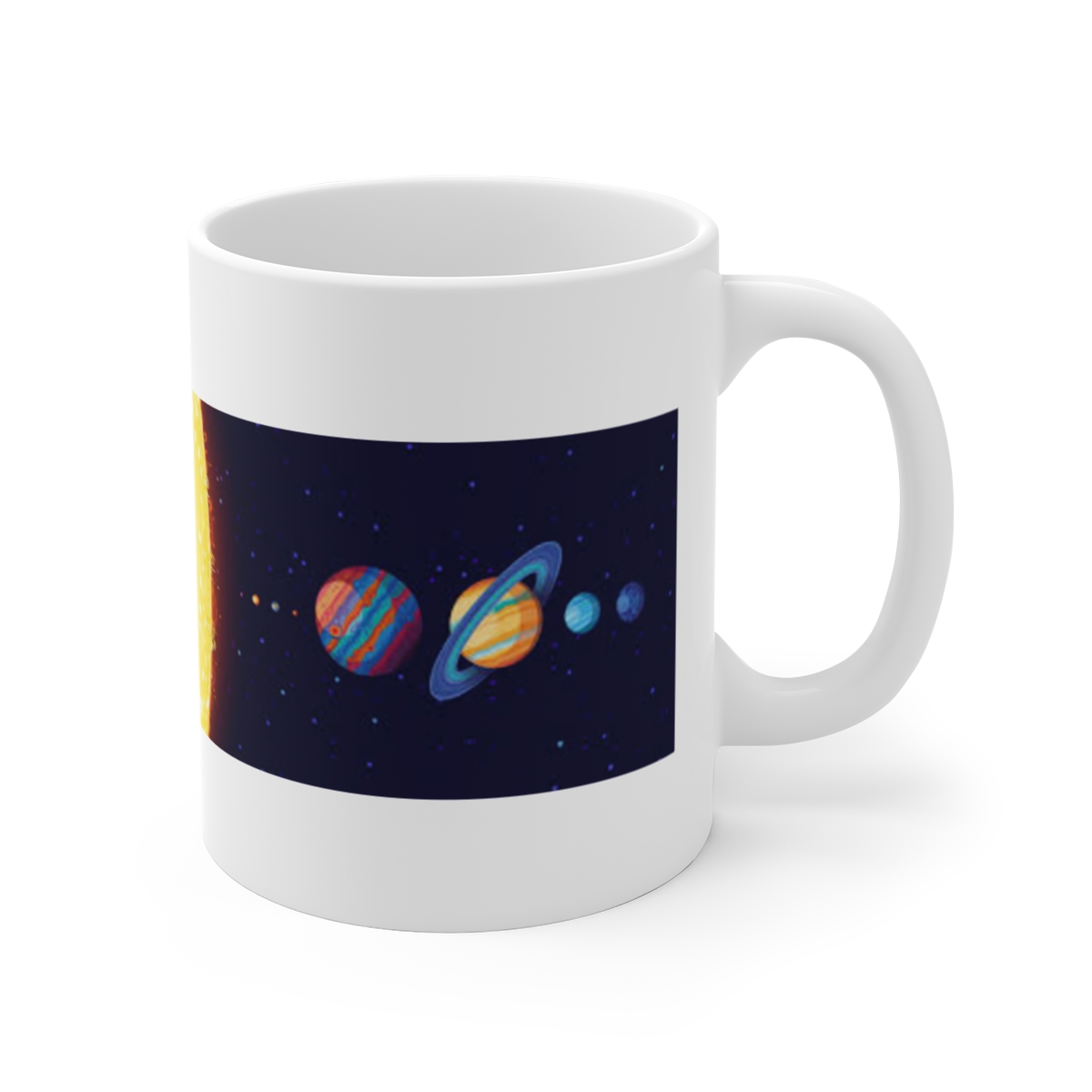 Kurzgesagt White Mug