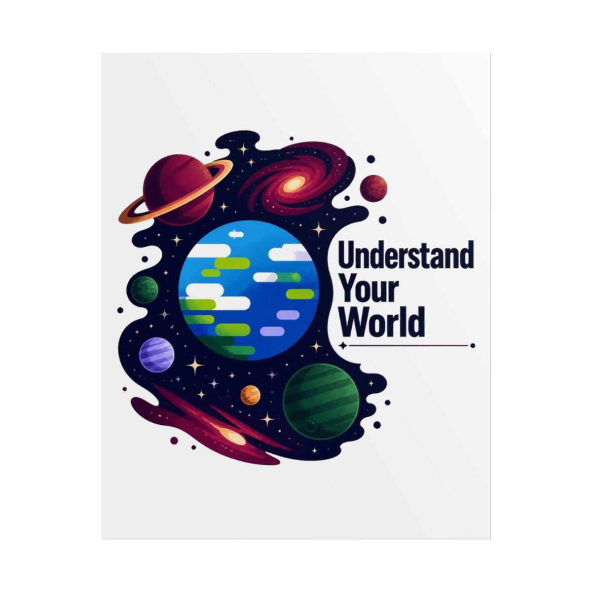 Kurzgesagt "Understand Your World" Poster